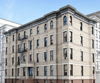 European Style Appearance Of Commercial Building-ID:604695084