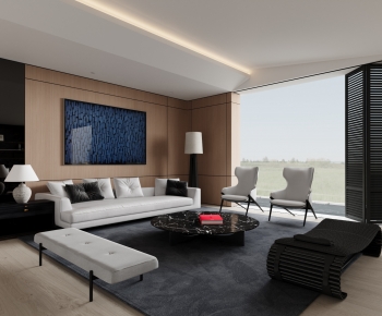 Modern A Living Room-ID:979155062