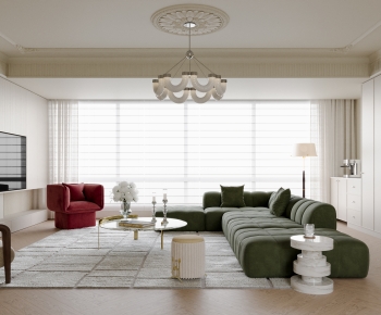 French Style A Living Room-ID:546065091