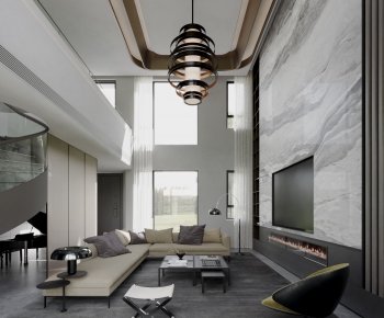 Modern A Living Room-ID:788467881