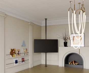 French Style A Living Room-ID:354933982