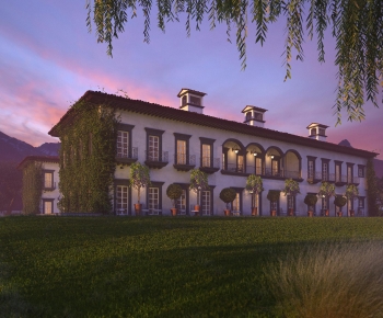 European Style Appearance Of Commercial Building-ID:201467048