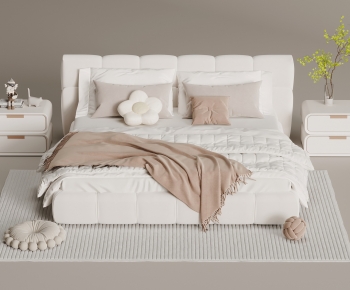 Modern Double Bed-ID:233138089