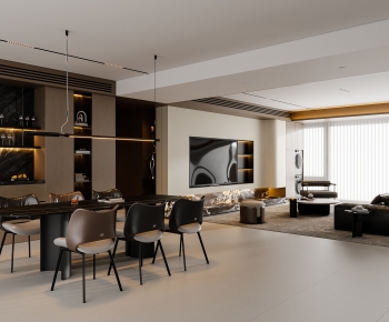 Modern A Living Room-ID:834059952