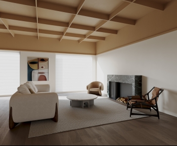 Modern A Living Room-ID:320501095