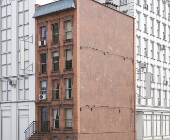 European Style Appearance Of Commercial Building-ID:792042974