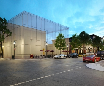 Modern Commercial Street-ID:620347986