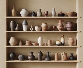 Wabi-sabi Style Clay Pot-ID:359083893