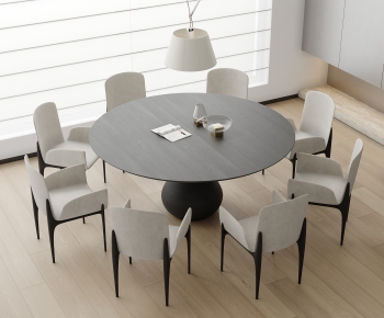 Modern Dining Table And Chairs-ID:488920224