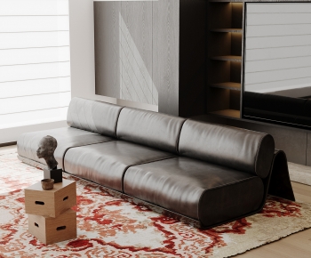 Modern Three-seat Sofa-ID:940368891