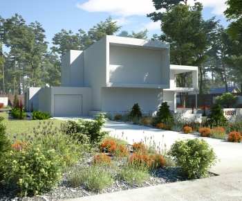 Modern Courtyard/landscape-ID:839288953