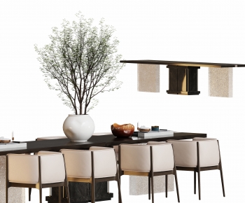 Modern Dining Table And Chairs-ID:137538995