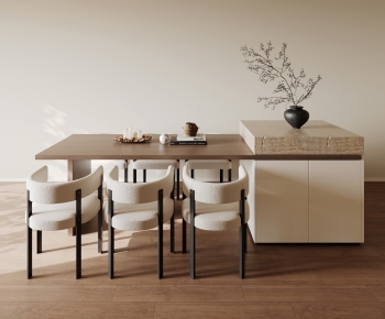 Modern Dining Table And Chairs-ID:411156898