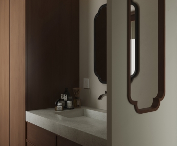 Modern Bathroom Cabinet-ID:206834082