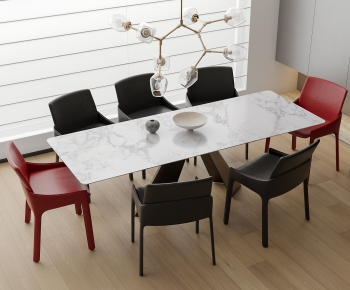 Modern Dining Table And Chairs-ID:122512106