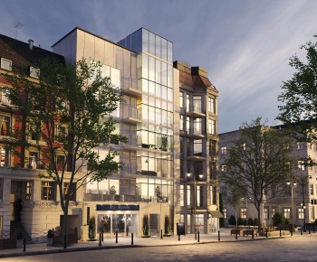 Modern Commercial Street-ID:180362941