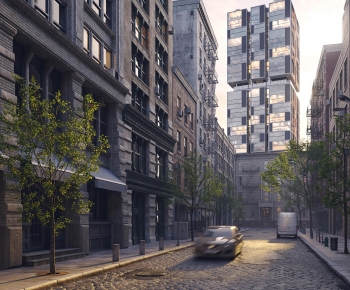 Modern Commercial Street-ID:118835932