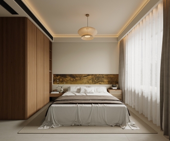 New Chinese Style Bedroom-ID:378560077