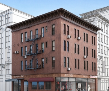 European Style Appearance Of Commercial Building-ID:926330137