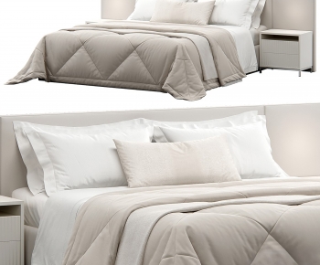 Modern Double Bed-ID:490789899