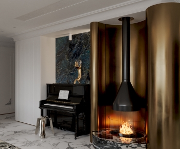 Modern Fireplace-ID:814244995