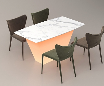 Modern Dining Table And Chairs-ID:483814956