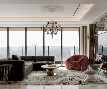 French Style A Living Room-ID:544461015