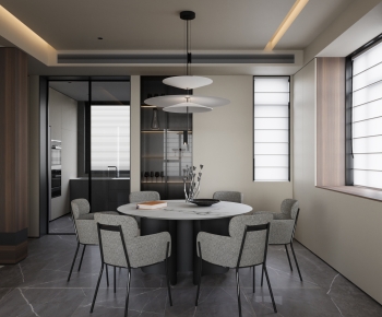 Modern Dining Room-ID:669990063