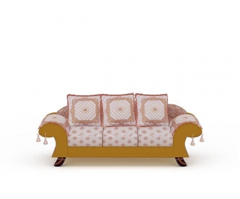 European Style Three-seat Sofa-ID:886437895
