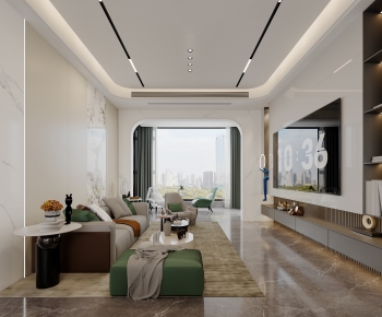 Modern A Living Room-ID:520239118