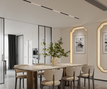 Modern Dining Room-ID:669816971
