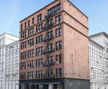 European Style Appearance Of Commercial Building-ID:977644928