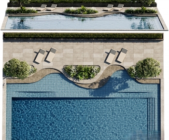 Modern Swimming Pool-ID:936676039