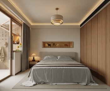 New Chinese Style Bedroom-ID:400466922