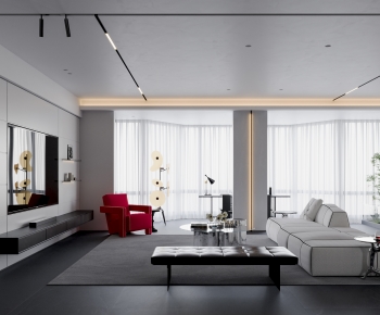 Modern A Living Room-ID:844362028
