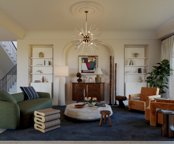 French Style A Living Room-ID:997474918