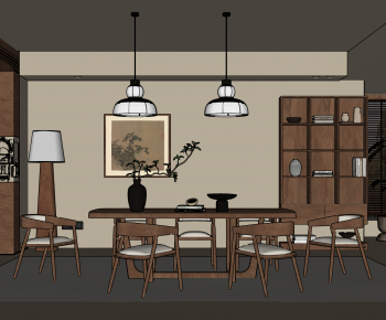 New Chinese Style Dining Room-ID:295645007