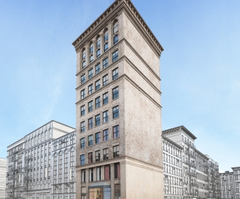 European Style Appearance Of Commercial Building-ID:663455018
