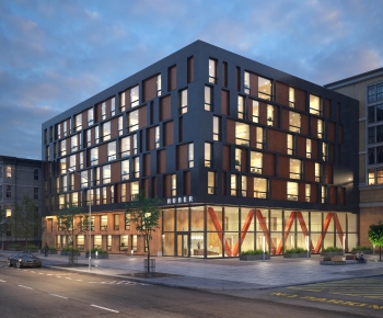 Modern Appearance Of Commercial Building-ID:172560938