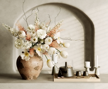 Wabi-sabi Style Flower Arrangement-ID:370279073