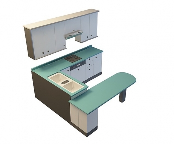 Modern Kitchen Cabinet-ID:389101986