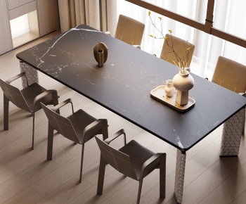 Modern Dining Table And Chairs-ID:214639908