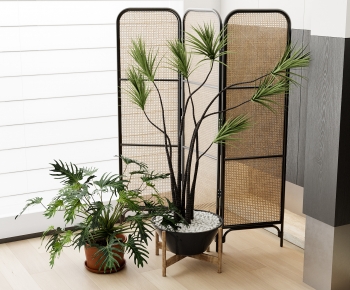 Modern Ground Green Plant Potted Plants-ID:949359893