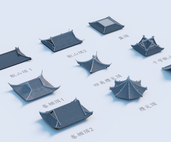Chinese Style Building Component-ID:975697999