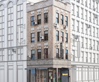 European Style Appearance Of Commercial Building-ID:578419924