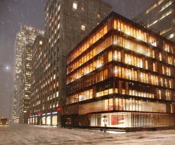 Modern Commercial Street-ID:669054991