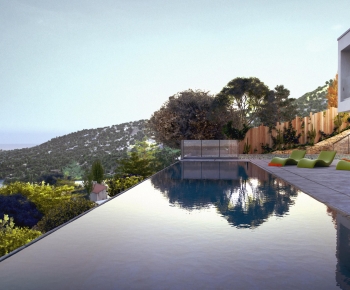 Modern Swimming Pool-ID:578434942
