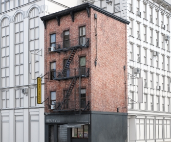 European Style Appearance Of Commercial Building-ID:912705901