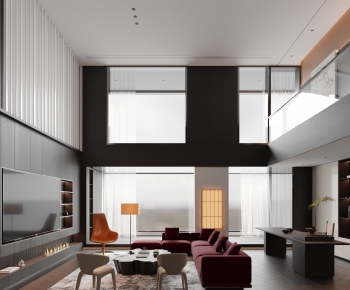 Modern A Living Room-ID:906812912