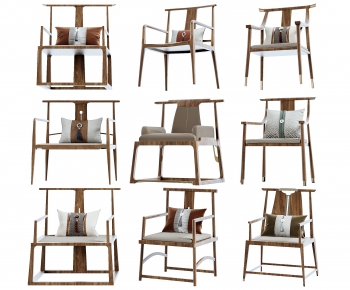 New Chinese Style Lounge Chair-ID:564431911